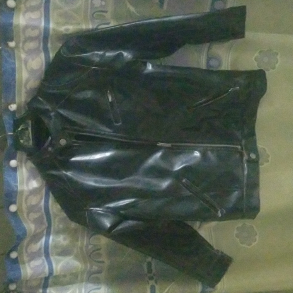 Kenneth Cole Childrens Pleather Jacket sz7